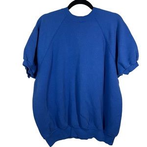 Vintage 80’s Short Sleeve Sweatshirt Size XL